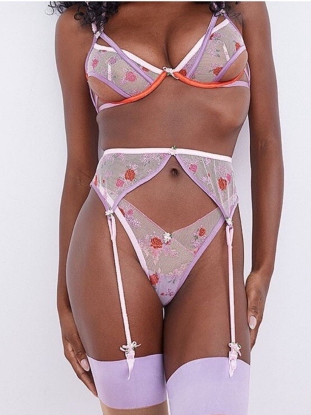 For Love and Lemons Rose Bloom 3 piece set